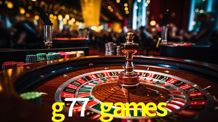 Descubra o Mundo do Cassino Online com g77 games
