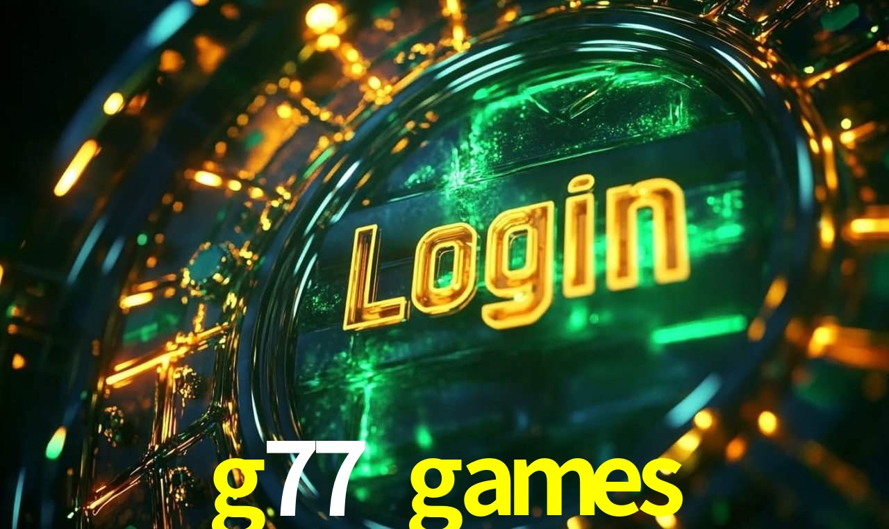 Interface do App g77 games